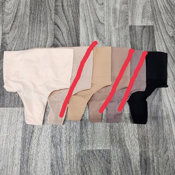 NWOT SKIMS Core Control High Waisted Thong Tan Various - Picture 6 of 10